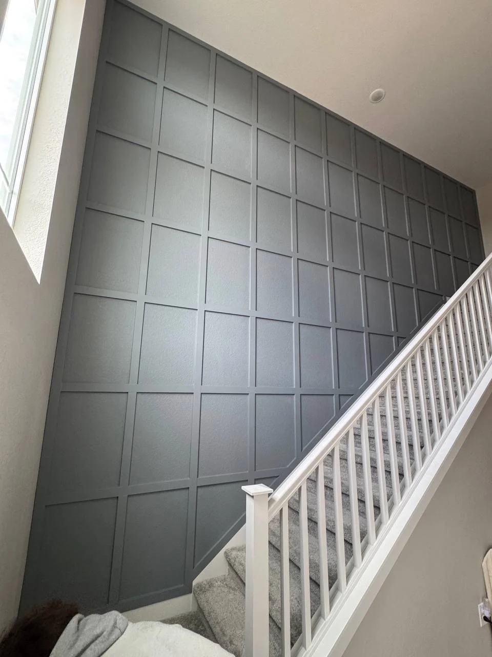 Modern Grid Accent Wall for Staircase - Daytona Beach, Florida