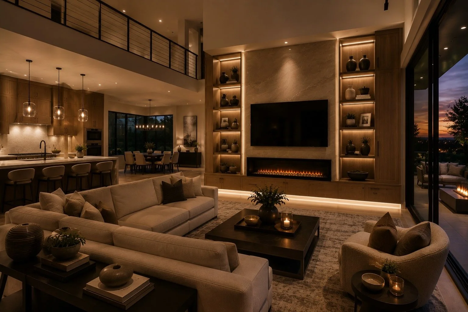 Open Concept Living Rooms in Texas: Custom Wall Design Ideas for Modern Homes