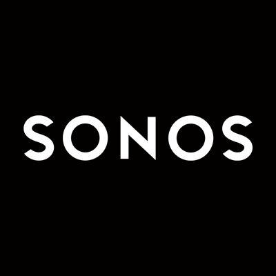Sonos logo on a black background