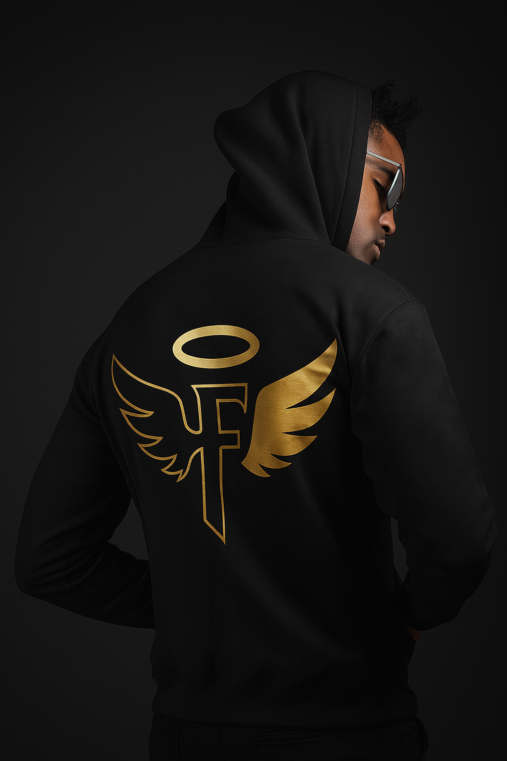 🖤 FOCUS: Dark Angel Hoodie — Signature Edition