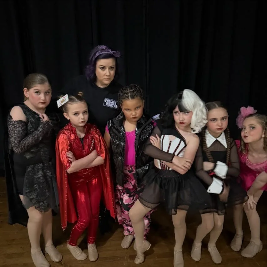 Minis are starting out the day #InCharacter at @starboundcomp this morning! Let&rsquo;s go sassy girls! #StudioJDanceCollective #GoGirls #DanceIt