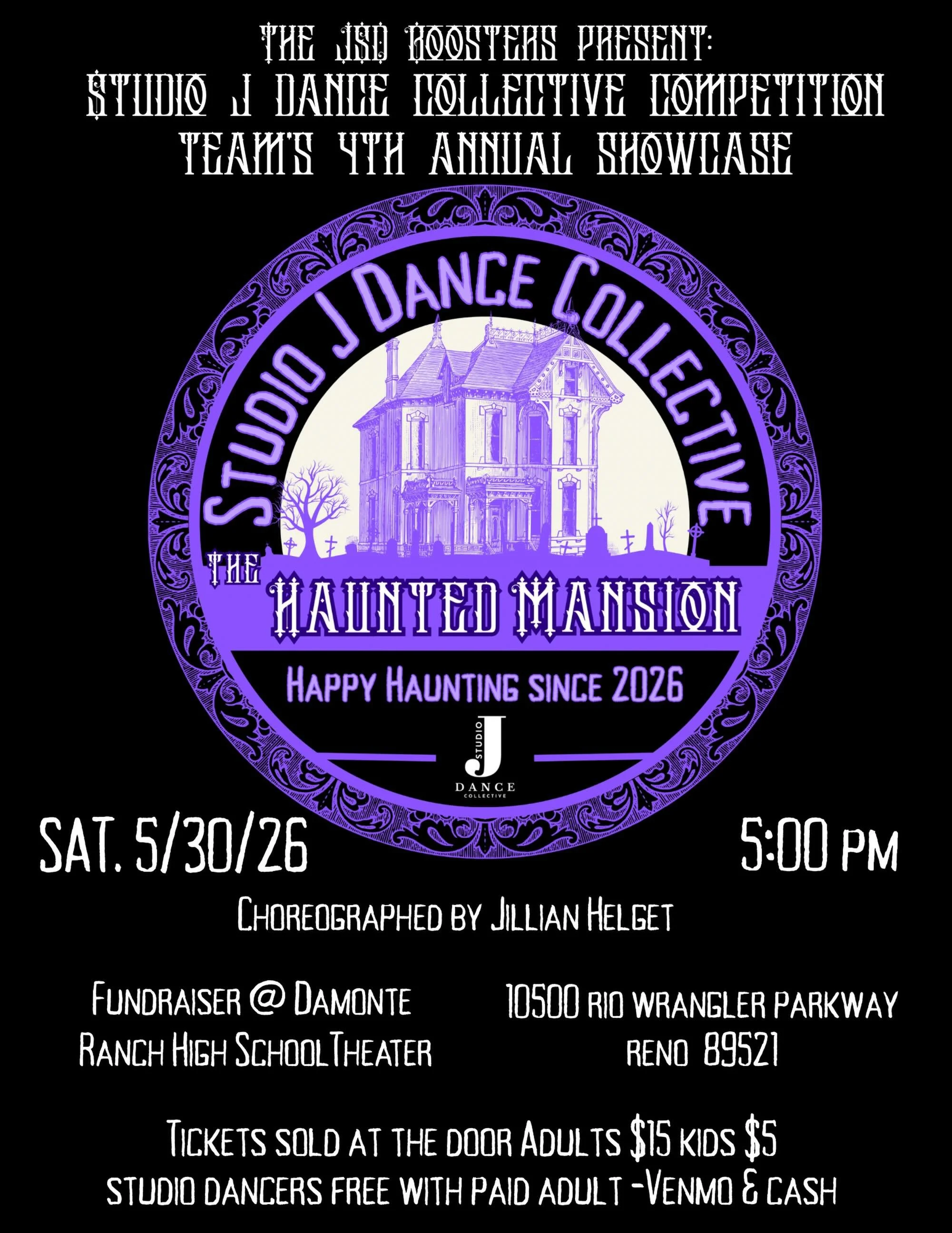 Join us to celebrate our Competition Team&rsquo;s first season as Studio J Dance Collective!! Tickets on-sale at the door! #StudioJCompetitionTeam #Season1 #Showcase