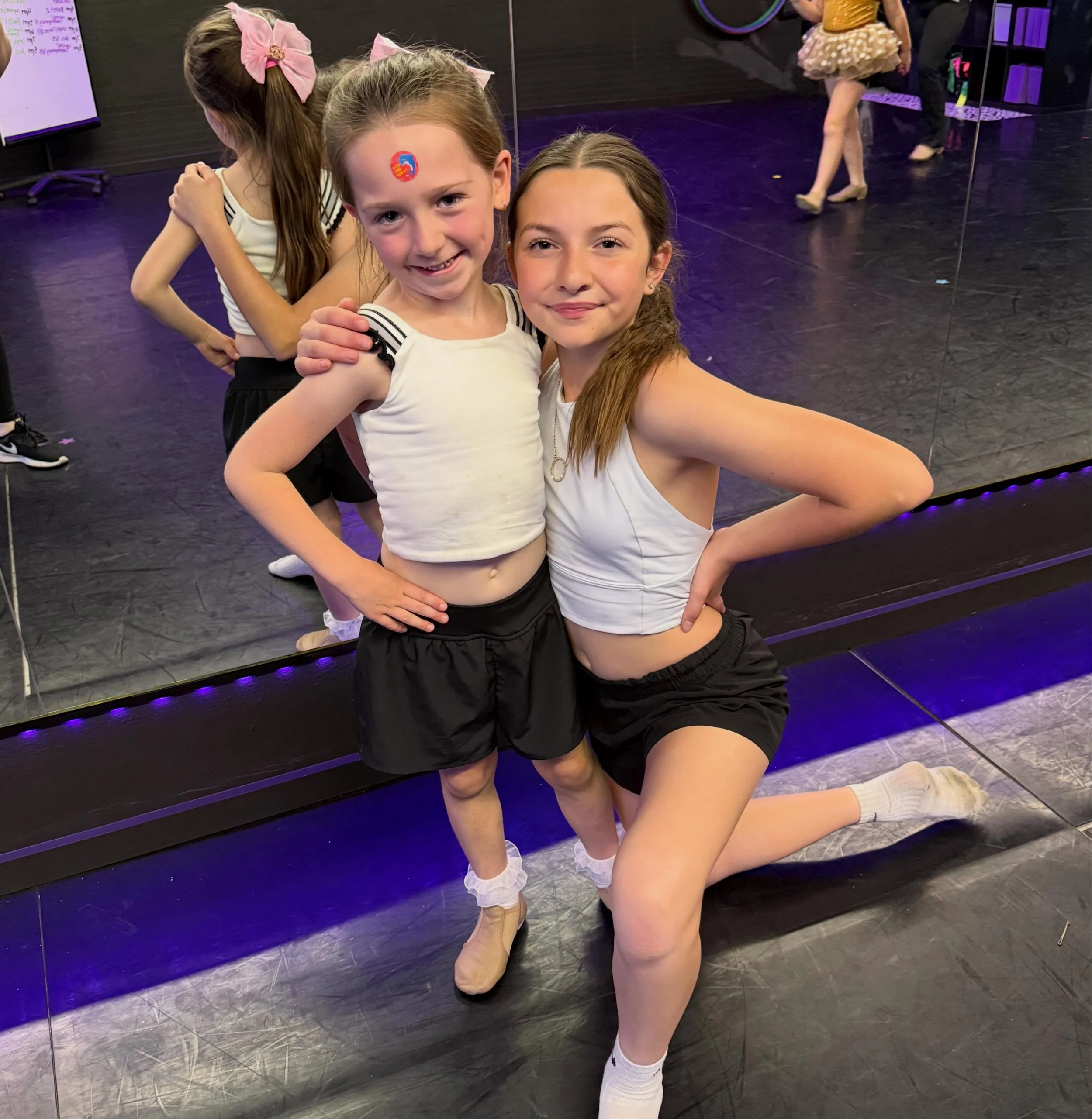 Twinning for summer classes! #Twins #DanceFriends #StudioJDanceCollective
