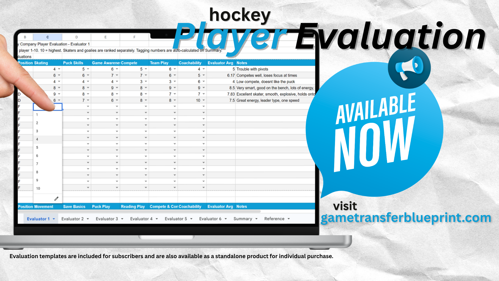 Be organized and ready for evaluations! 