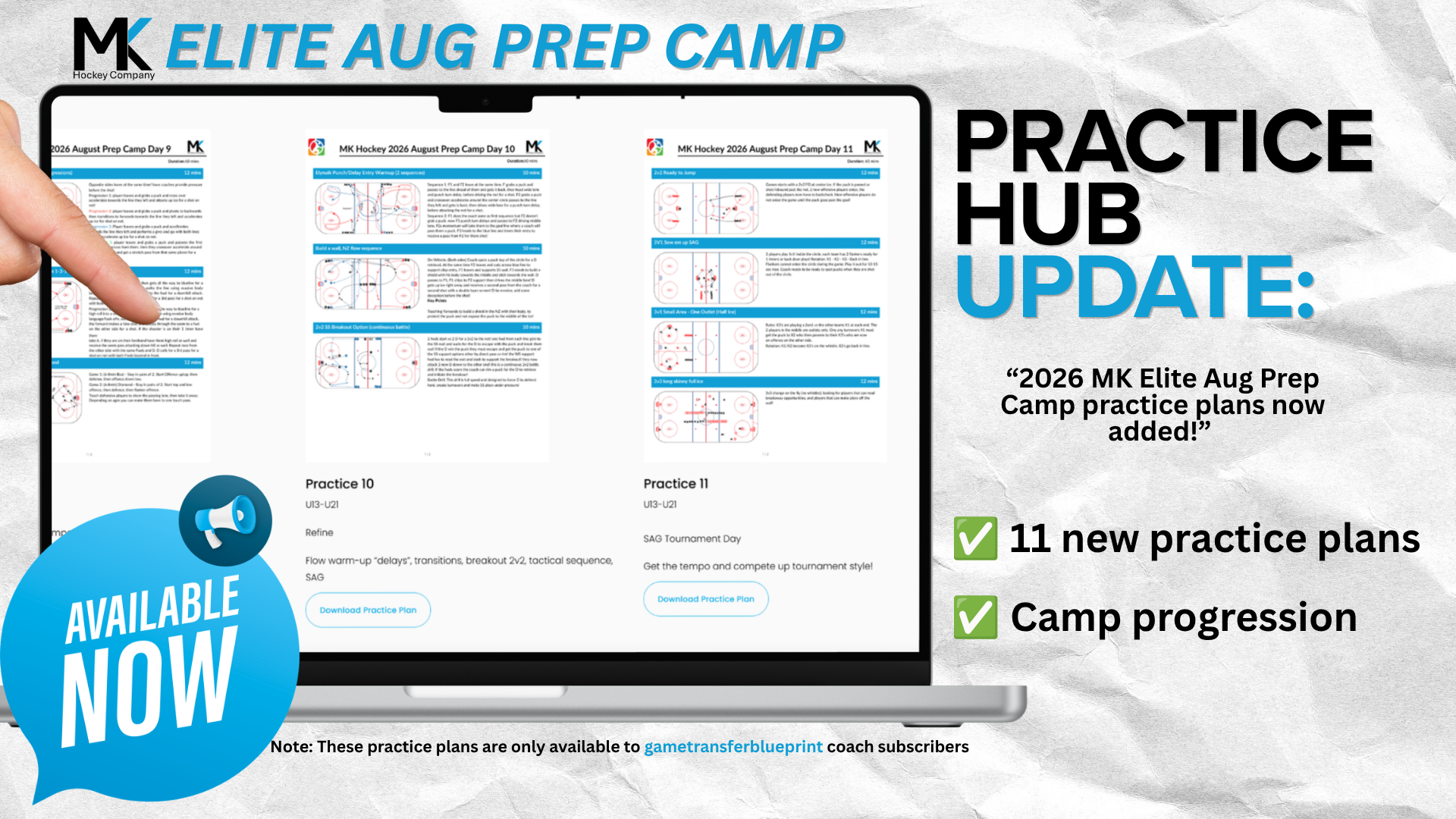 11 New Practices Plans Added to the Practice Hub! 