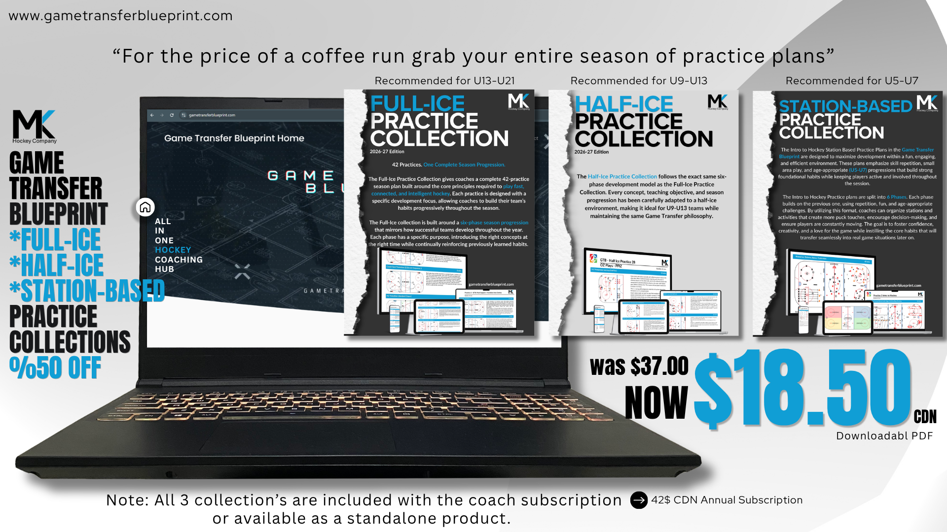 Available with your coach subscription or as standalone products! 