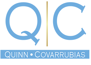 Logo for Quinn Covarrubias, a professional law corporation.