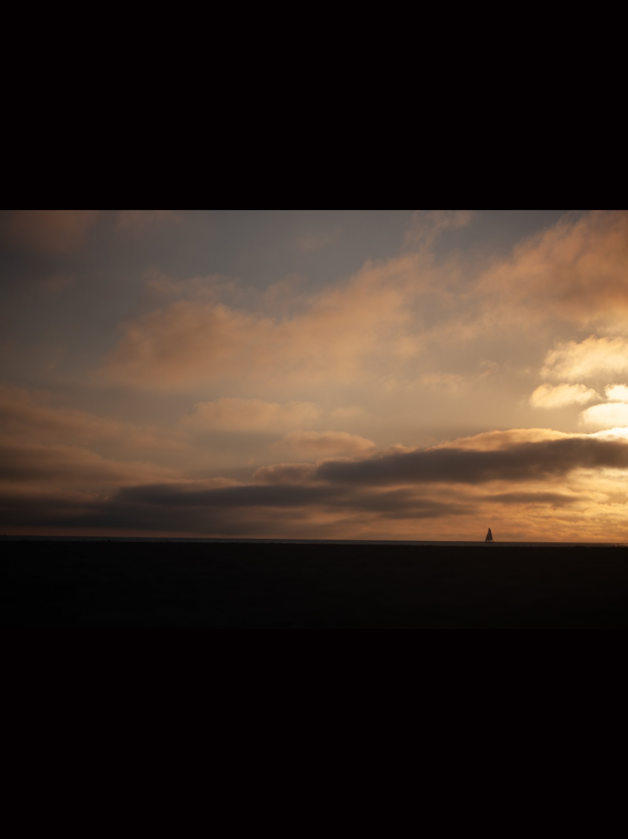 "Sailboat Sunset #2"