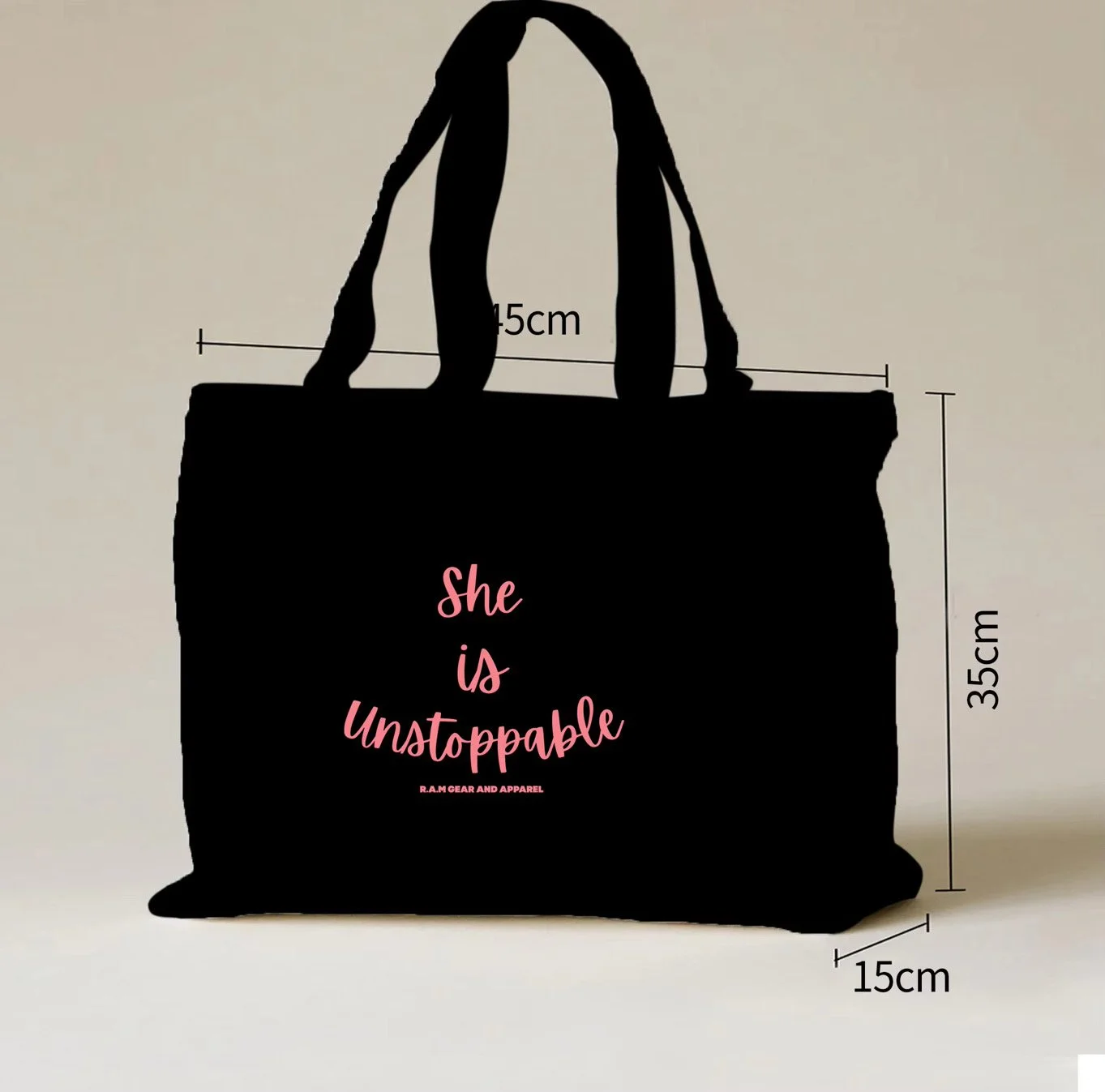 "She Is..." Empowering Canvas Tote Collection