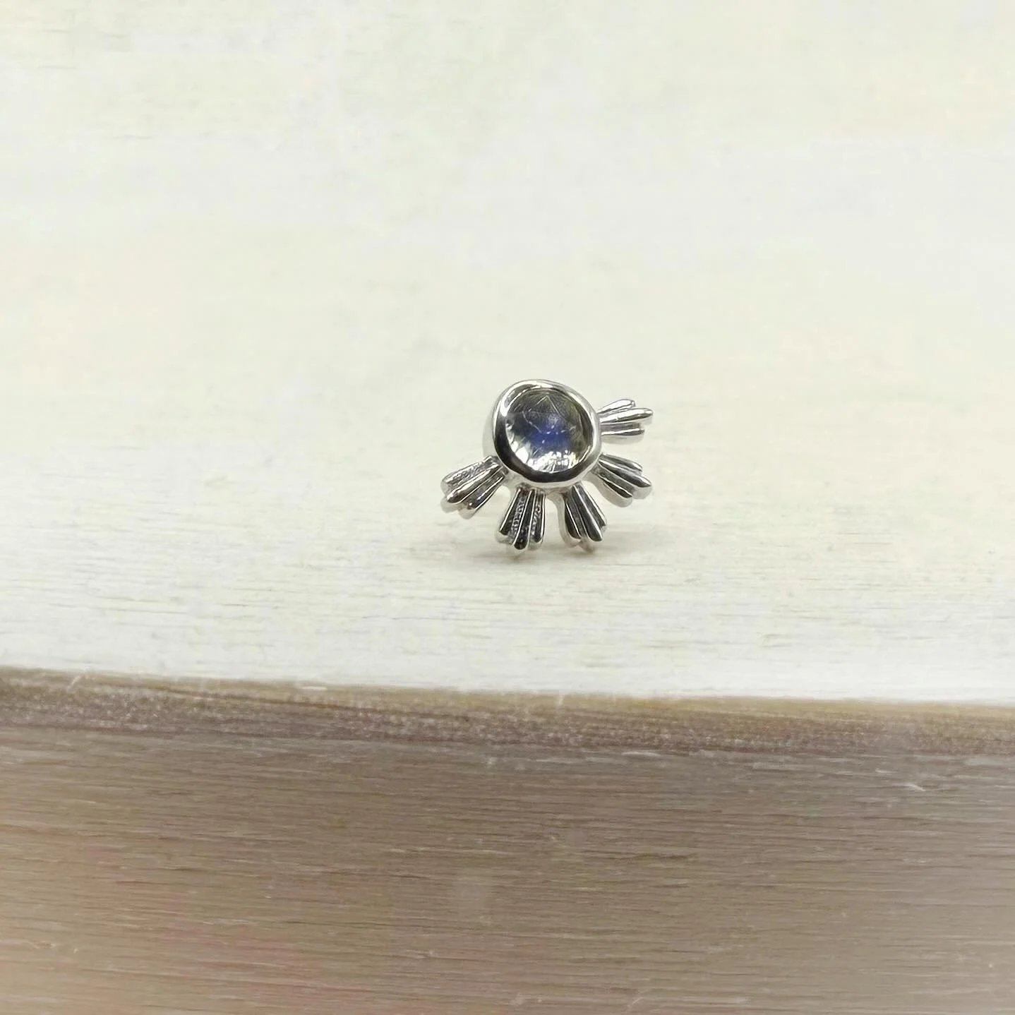 We got a few new pieces in from Ember with Blue Moonstone, which feels like the perfect color for the winter weather.