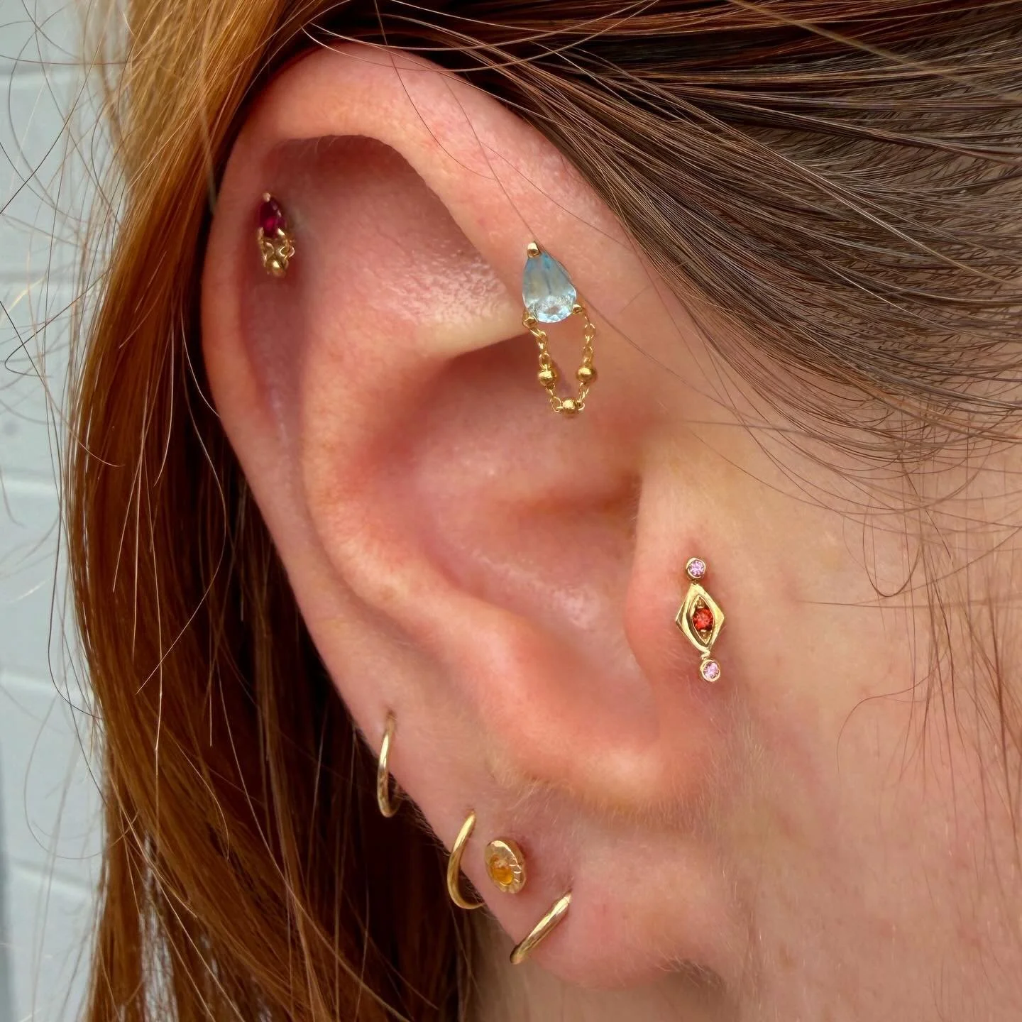 This lovely piece was the first of our @pupil.hall order to leave us, and it is perfectly at home among all of the other Pupil Hall in this collection!! The rest of the jewelry from this drop is now available in store and looking gorgeous!