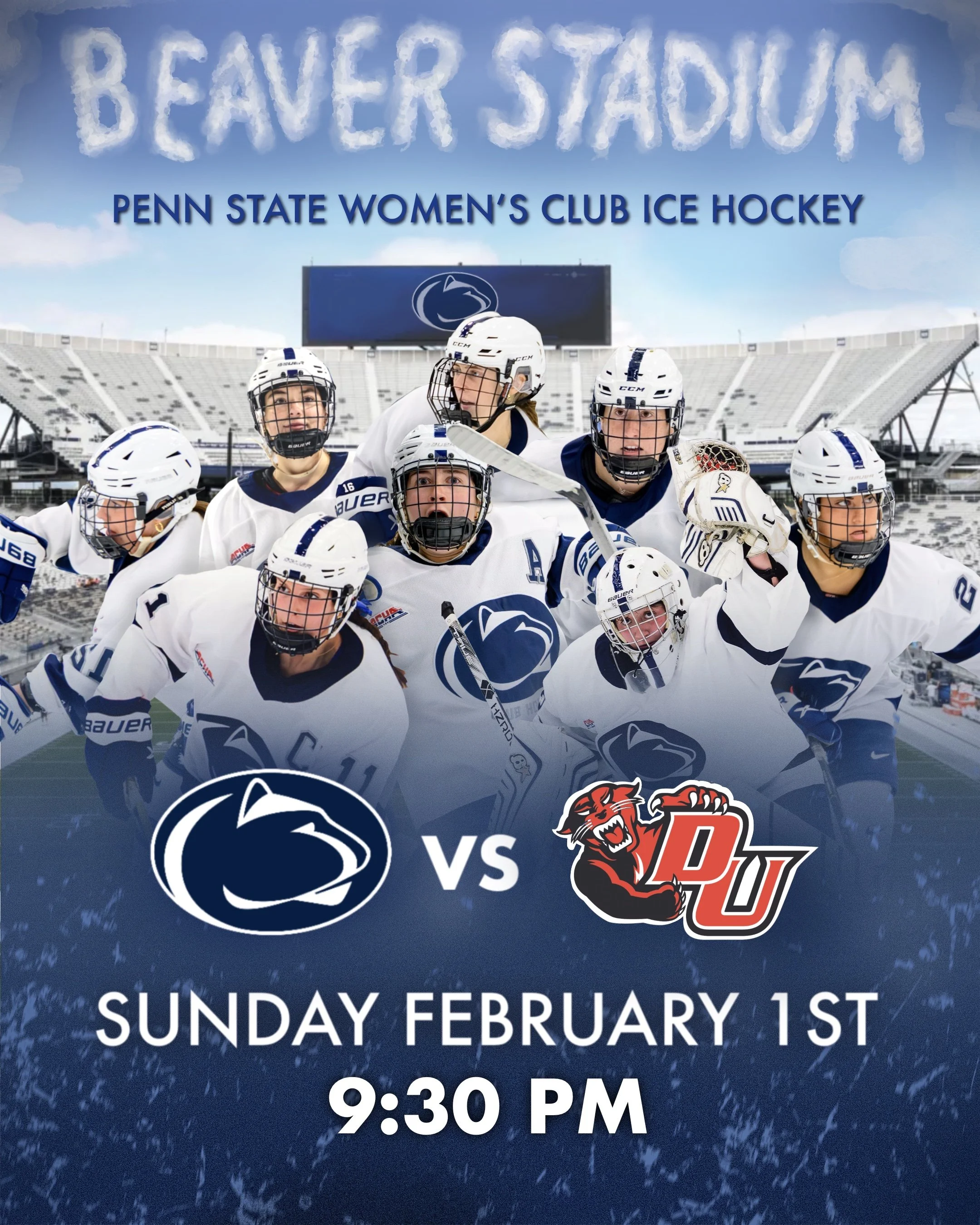 Hockey Social Media Post vs. Davenport
