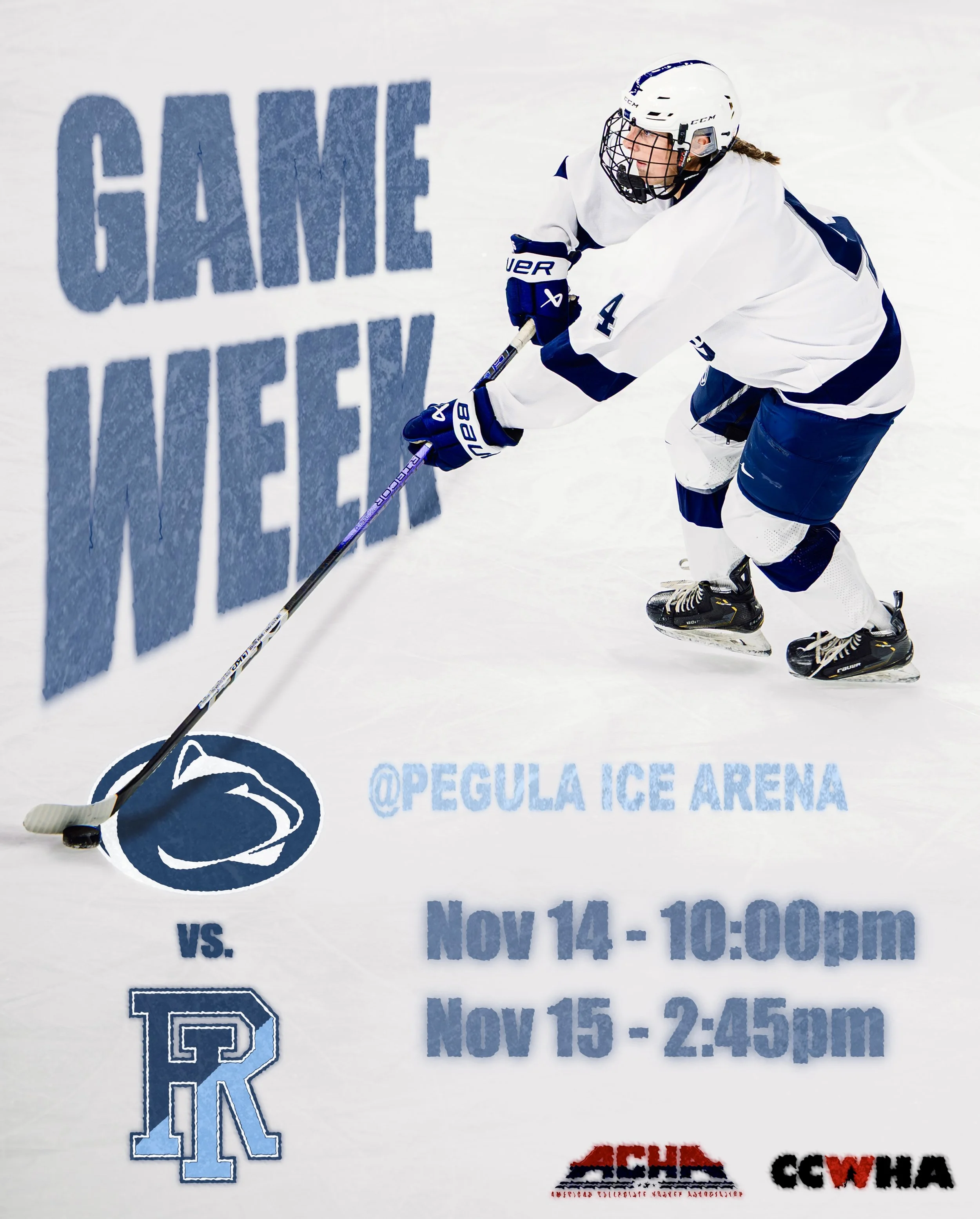 Hockey Social Media Post vs. URI