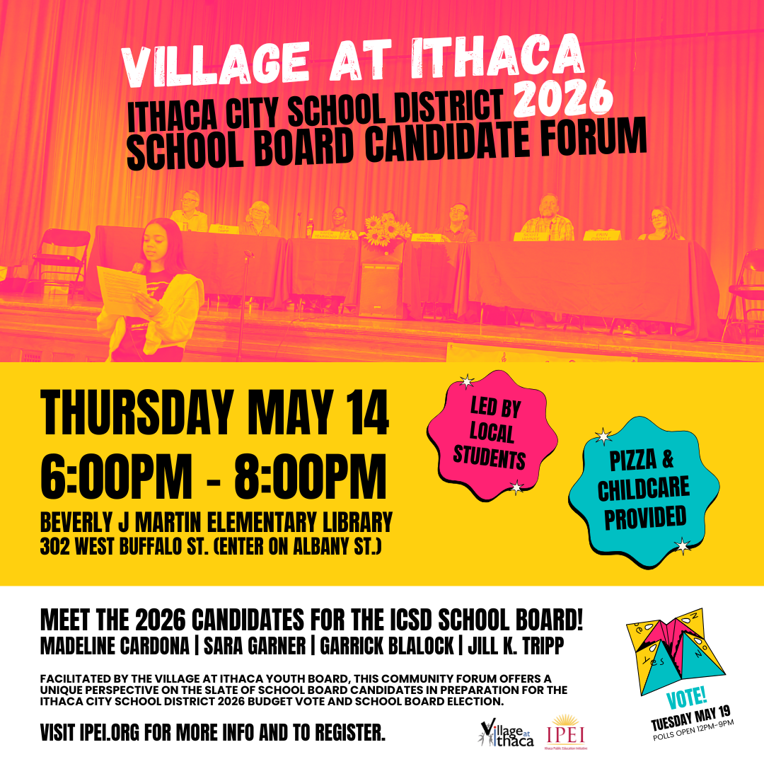 2026 Village at Ithaca School Board Candidate Forum