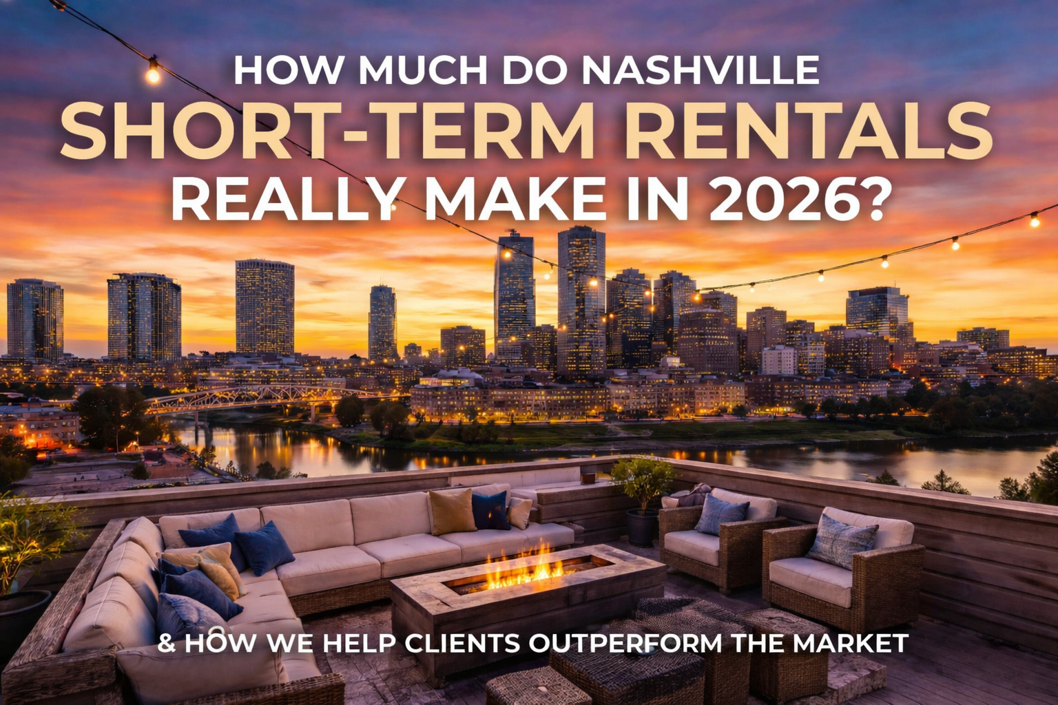 How Much Do Nashville Short-Term Rentals Really Make in 2026 — and How We Help Clients Outperform the Market by ~20%