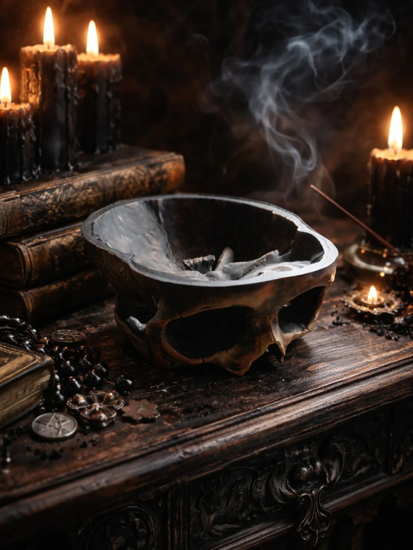 Cathedra Mortus 🕯️

A skull catch bowl for your everyday relics&mdash;rings, charms, ashes of the mundane.

Now available on Etsy &amp; our website > go shop now! 

#gothdecor #gothichome #darkaesthetic #skulldecor #occultdecor
#witchyaesthetic #