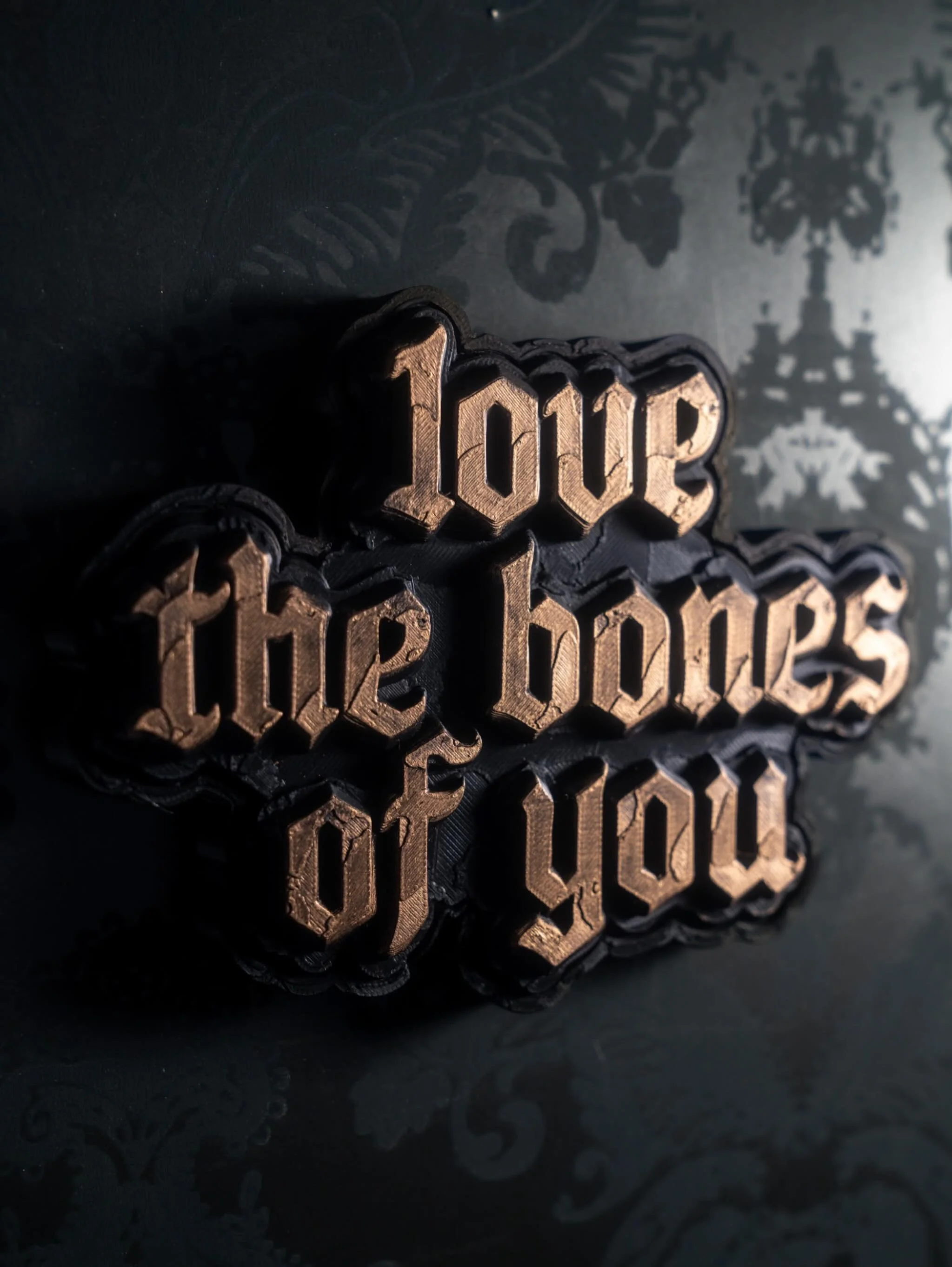 Love the Bones of You 🖤

Gothic lettering, romantic devotion, and just the right amount of darkness for your walls.

🕯️ $20
🥀 Available on Etsy now