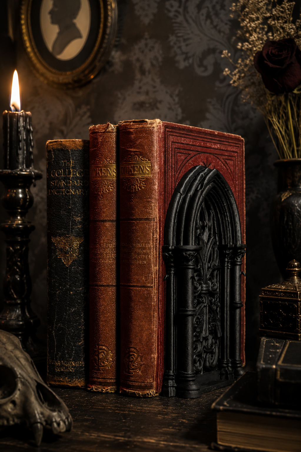 Cryptbound Portals Bookends