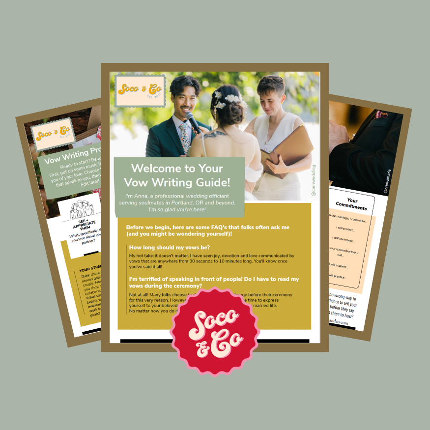 The Vow Writing Guide