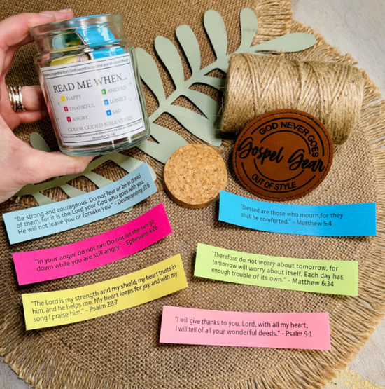 'Read Me When…' Bible Verse Jar