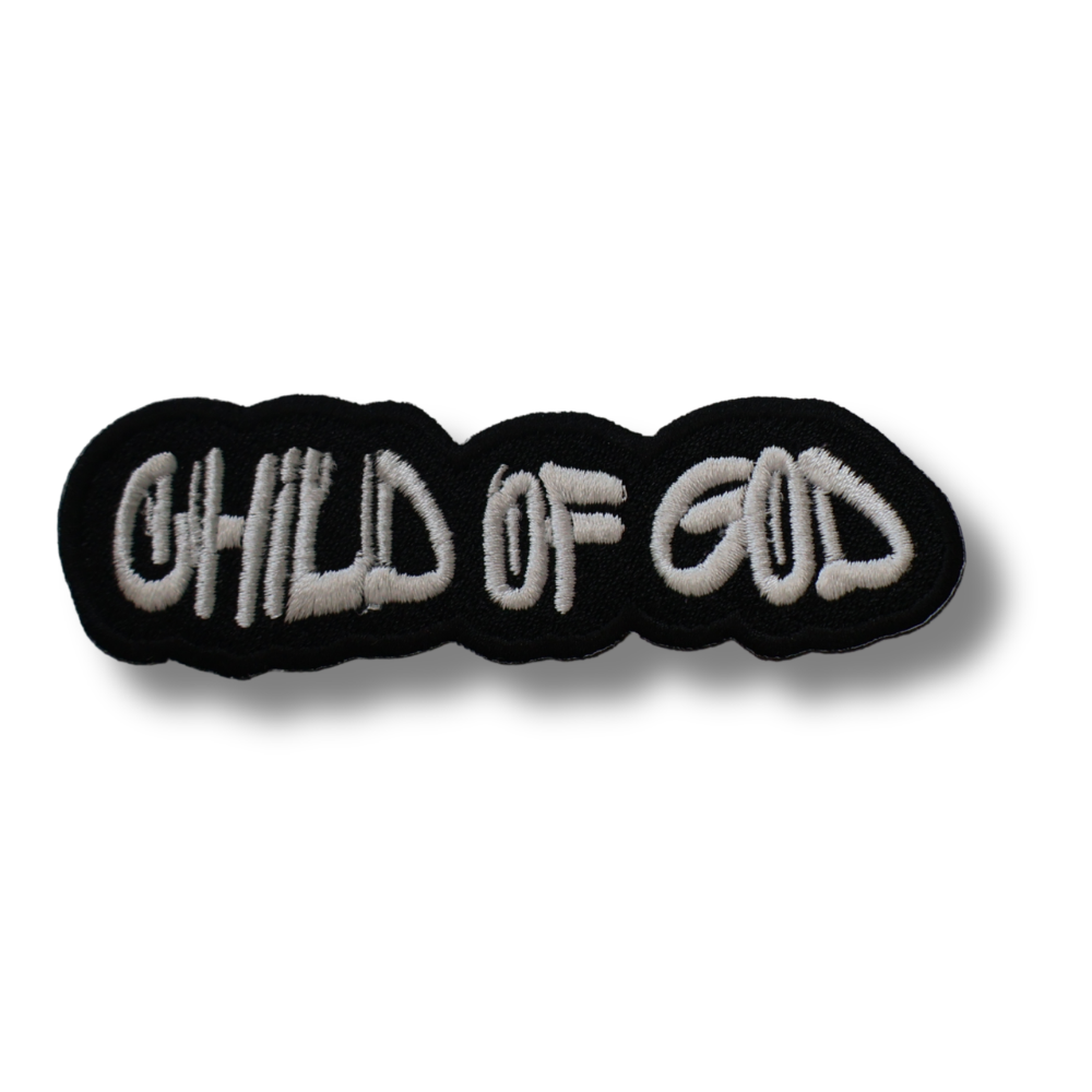 "Child of God" Embroidered Christian Patch