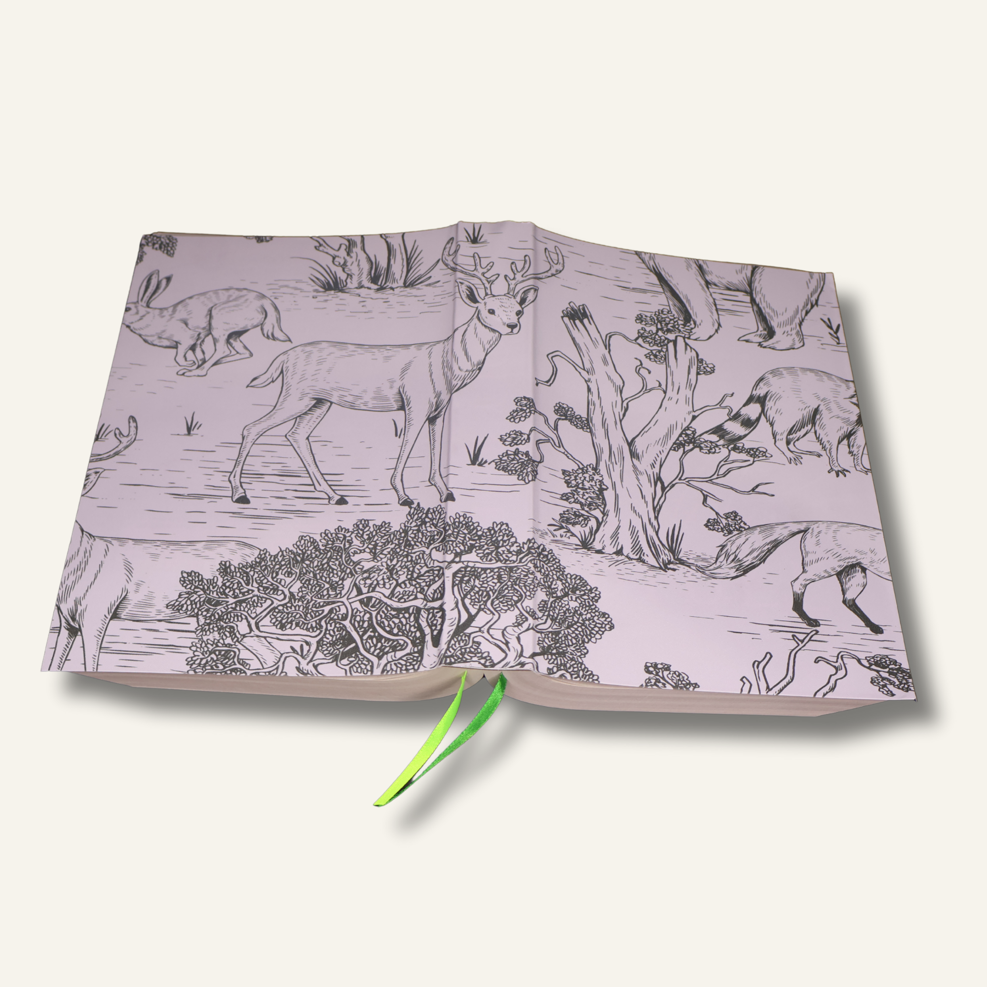 Woodland Creatures White Covered Bible