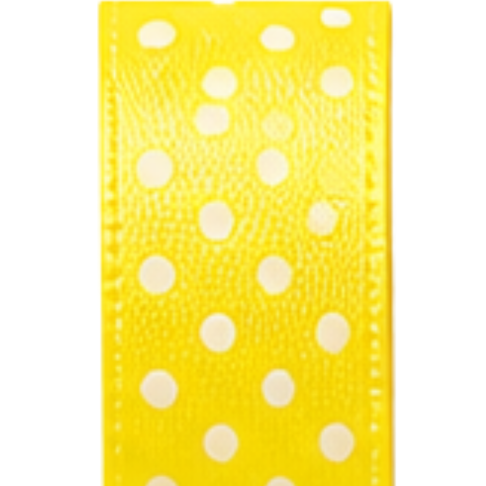 Yellow Polka Dot Bible Ribbon