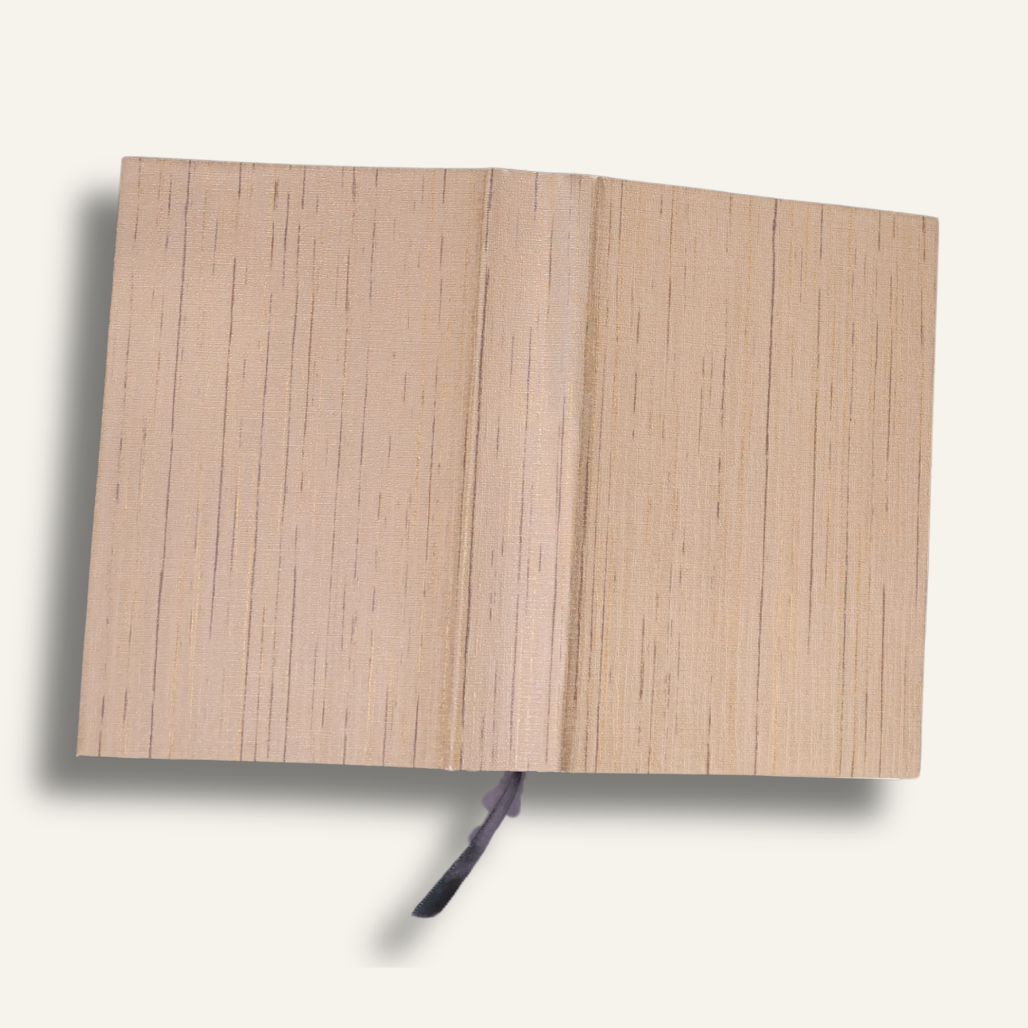 Wood Grain Gold Stripes Covered Bible