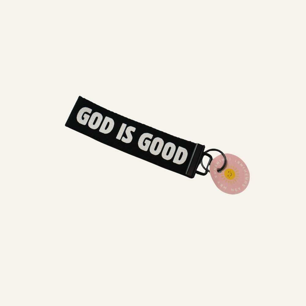 'God is Good' Faith Keychain