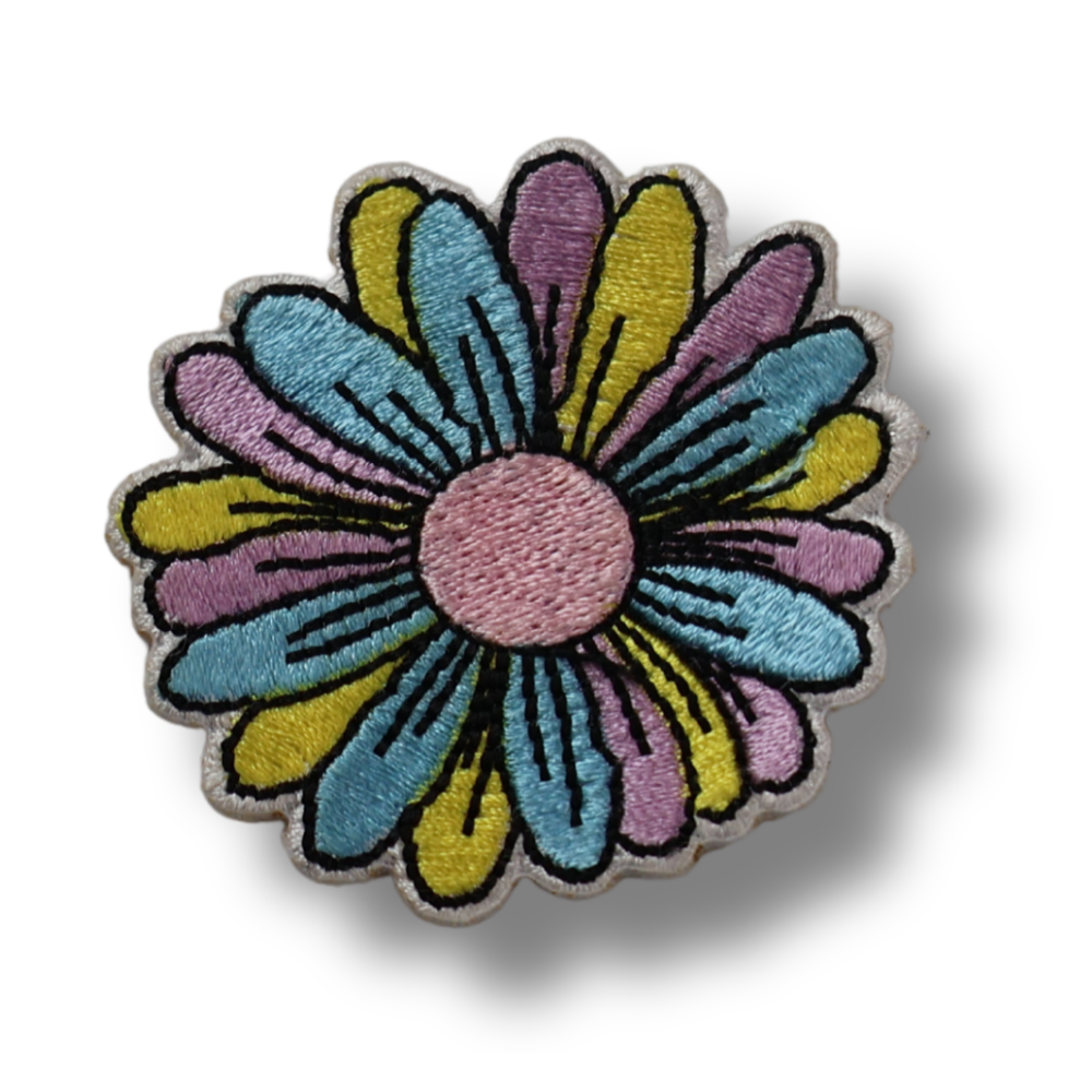 Multicolor Daisy Patch