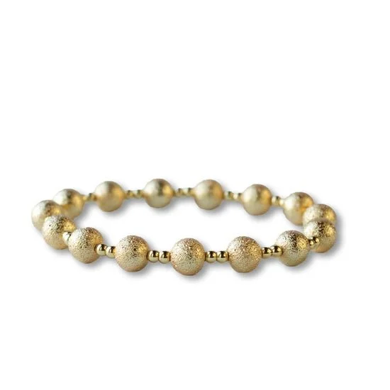 Stunning Gold Beaded Bracelet
