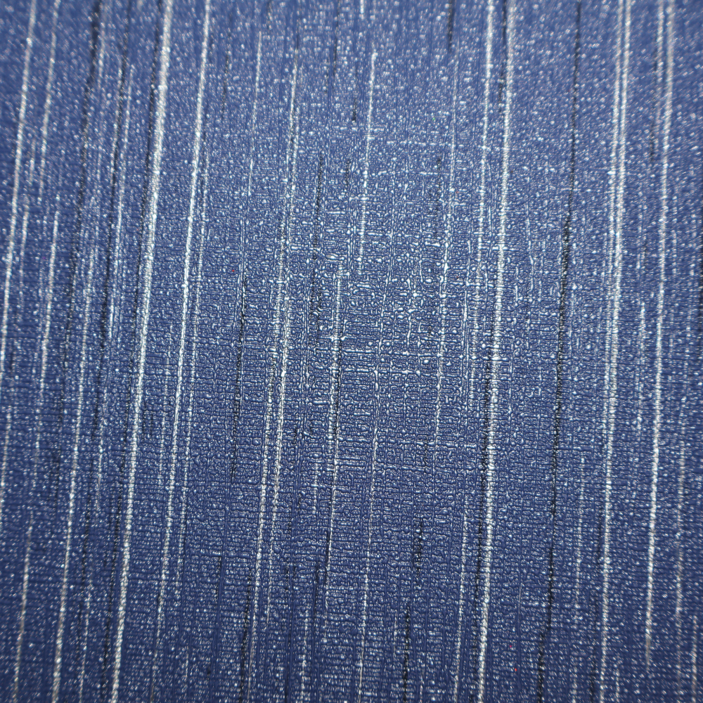 Blue and Silver Striped Wrap