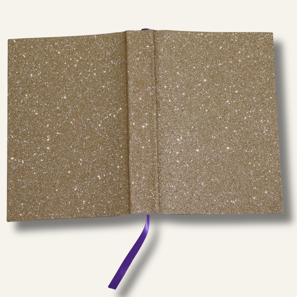 Champagne  Glitter Covered Bible