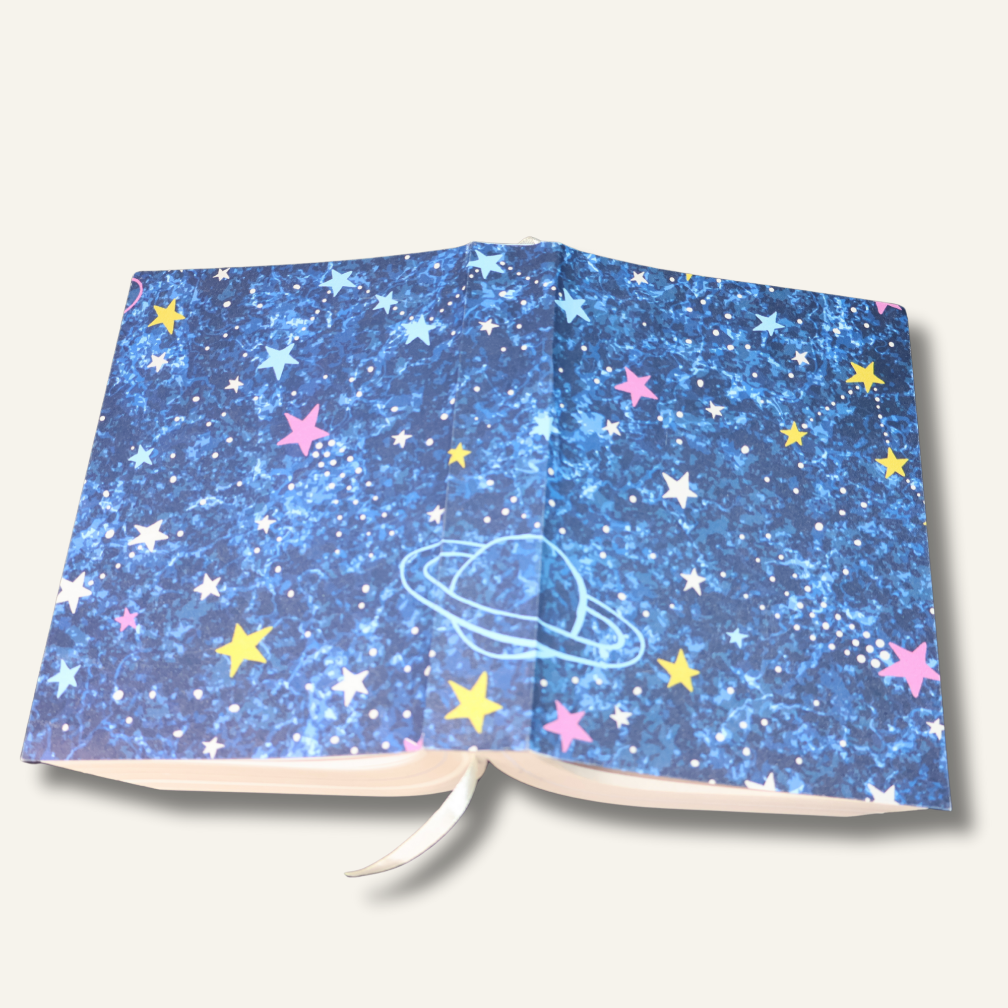 Cartoon Space Covered Bible