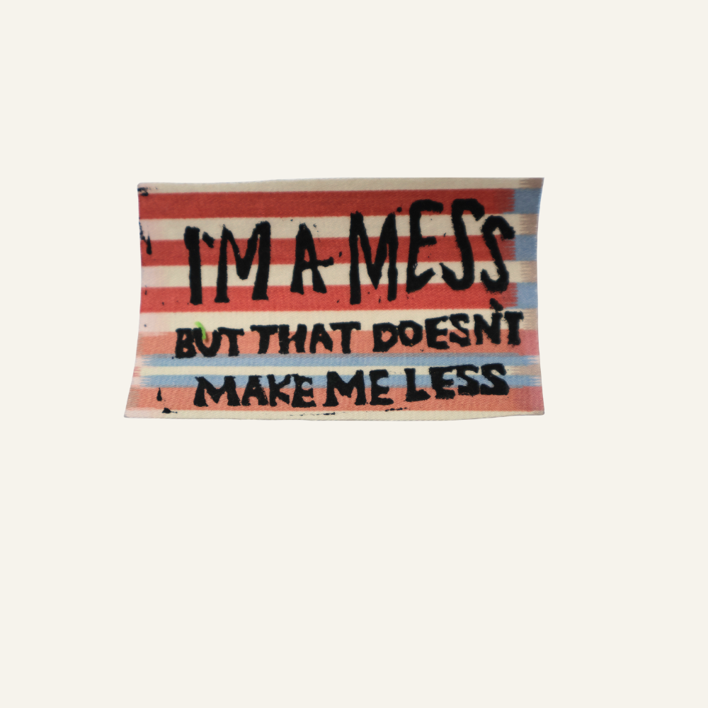 Empowerment Fabric Sticker - Repurposed Fabric