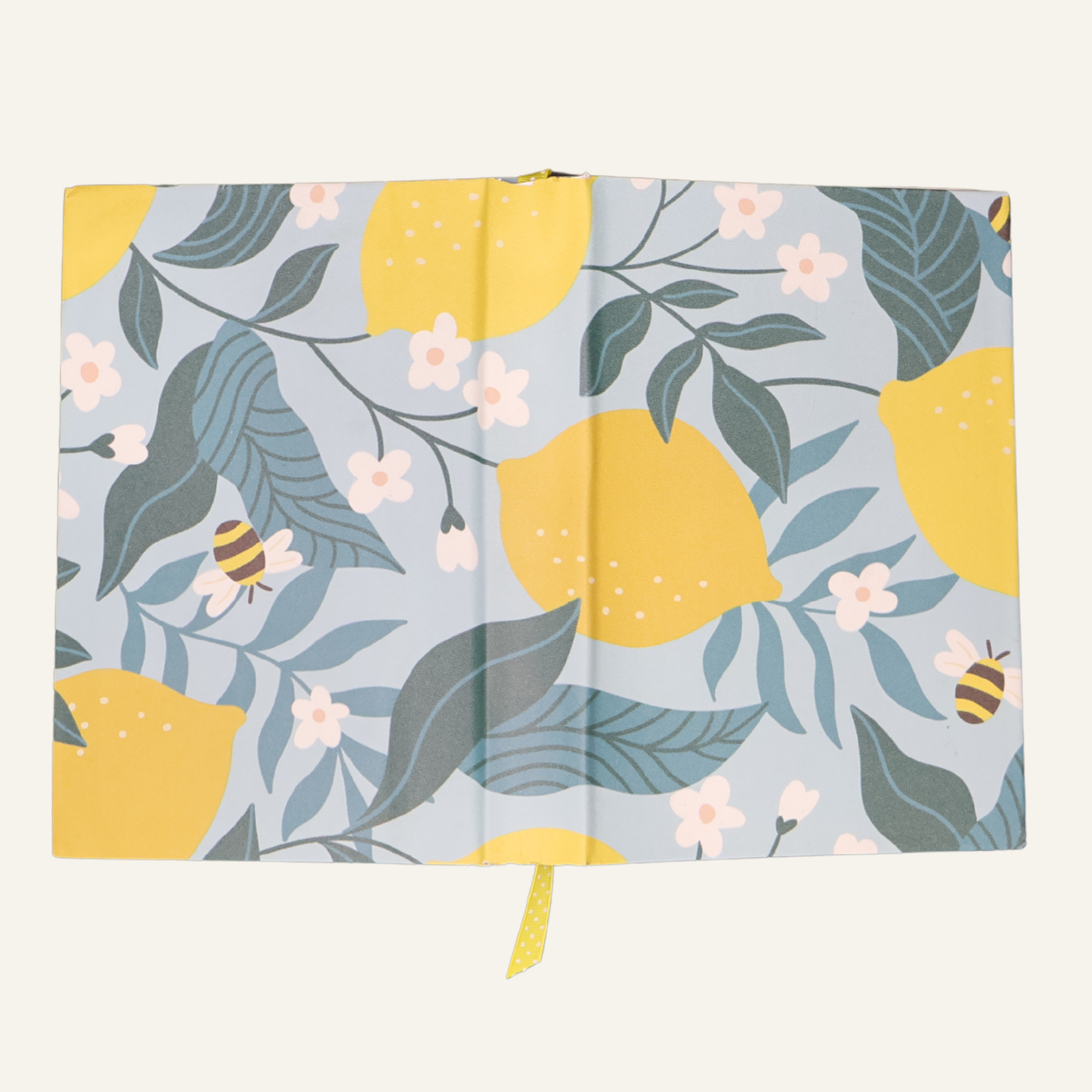 Lemons & Bees Covered Bible – Fresh Blue Background