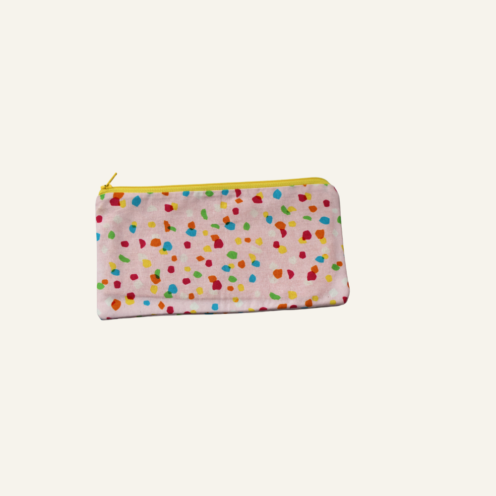 Colorful Handmade Zipper Pouch