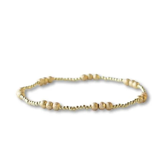 Delicate Gold Bead Bracelet