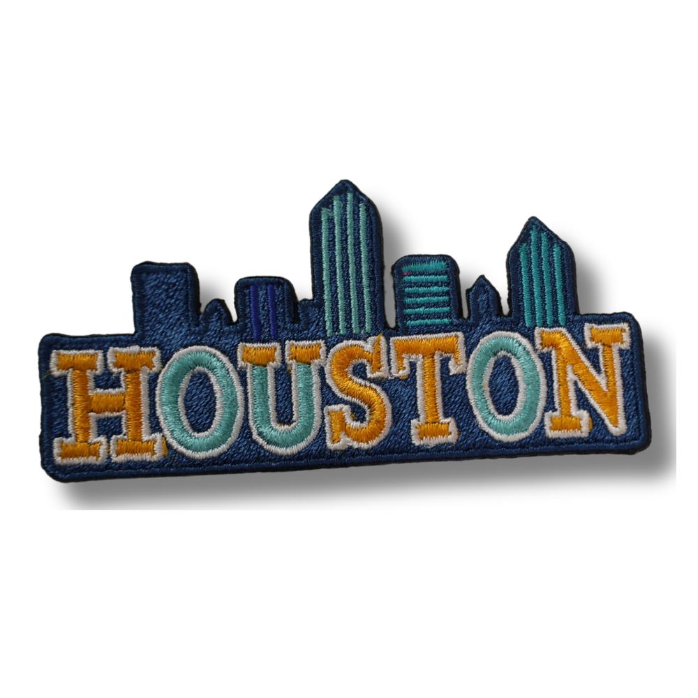 Houston Skyline Embroidered Patch