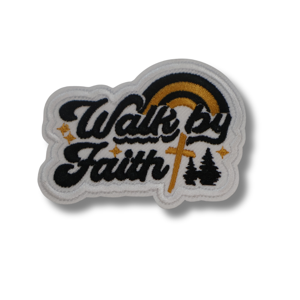 Walk by Faith' Iron-on Patch