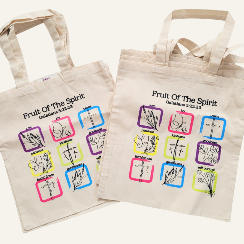 Fruit of the Spirit Tote Bag - Galatians 5:22-23
