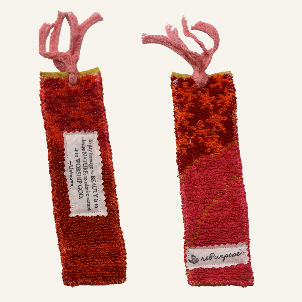 Eco-Friendly Fabric Bookmark