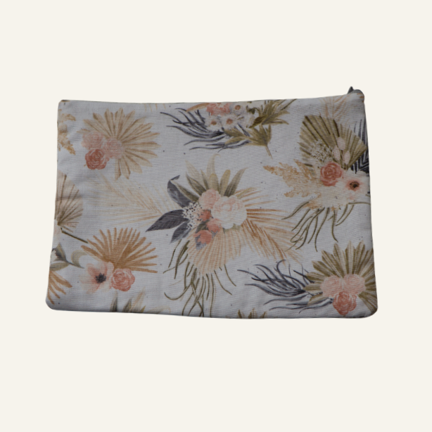 XL Zippered Hand-Sewn Pouch