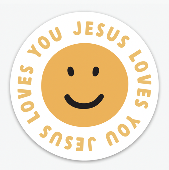 Jesus Loves You Sticker | Christian Sticker | Christian Gift