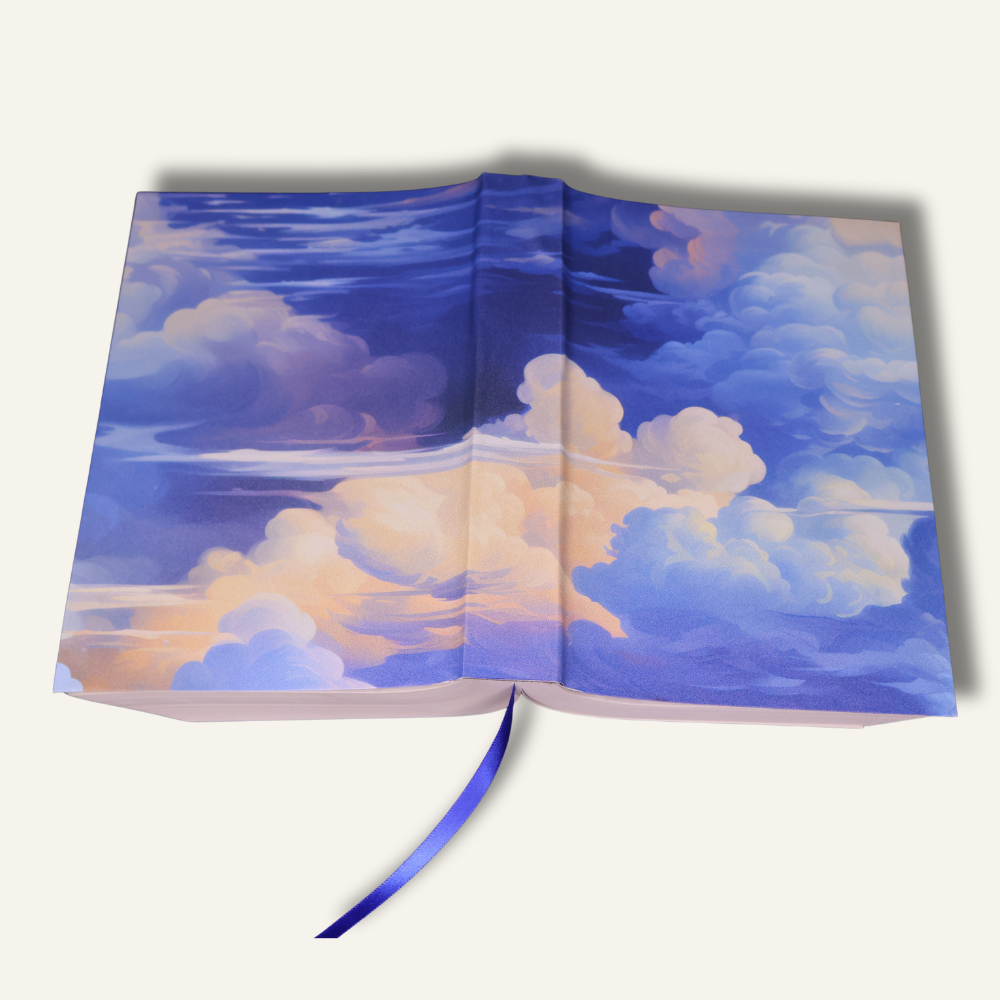 Blue Rolling Clouds Covered Bible