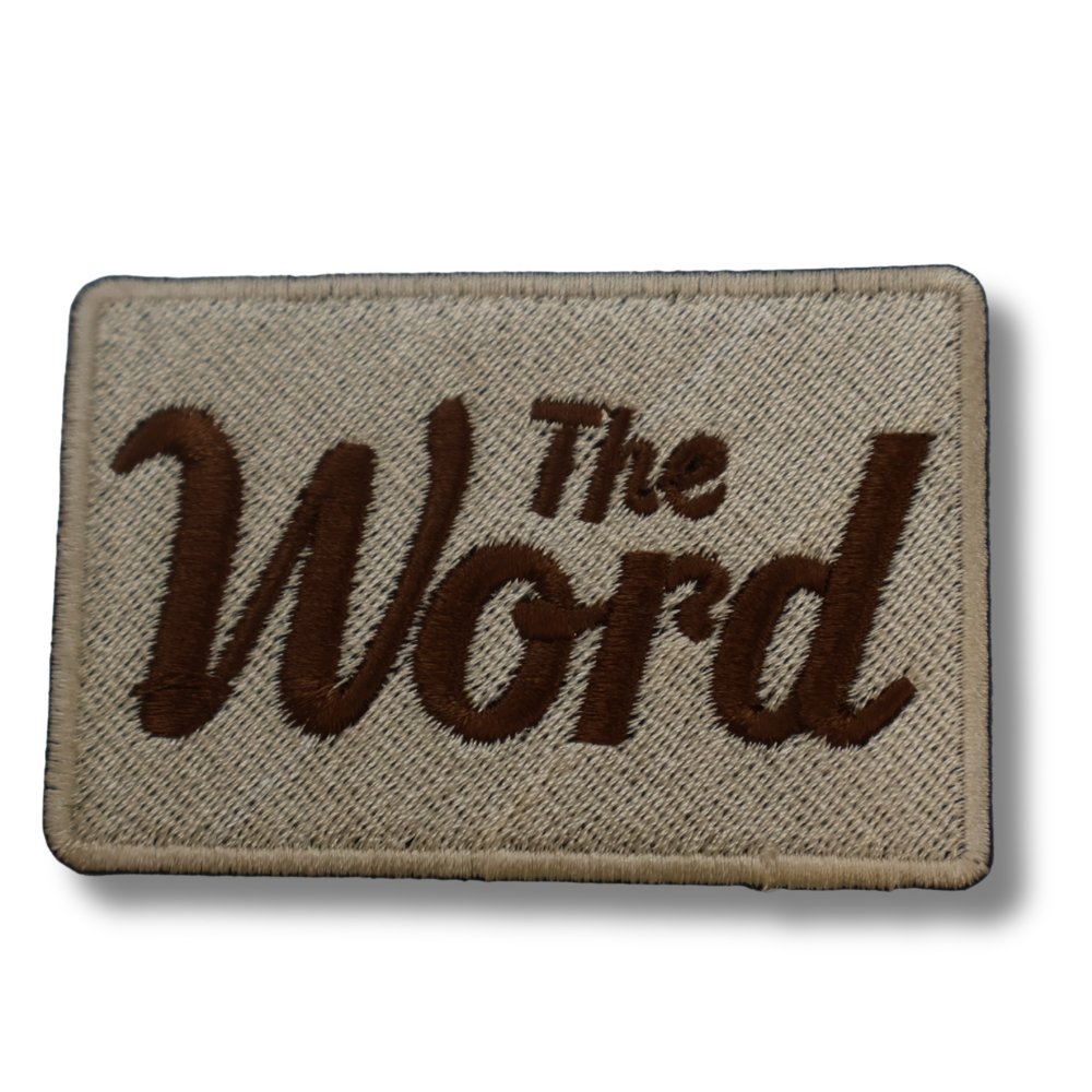 'The Word' Iron-On Patch