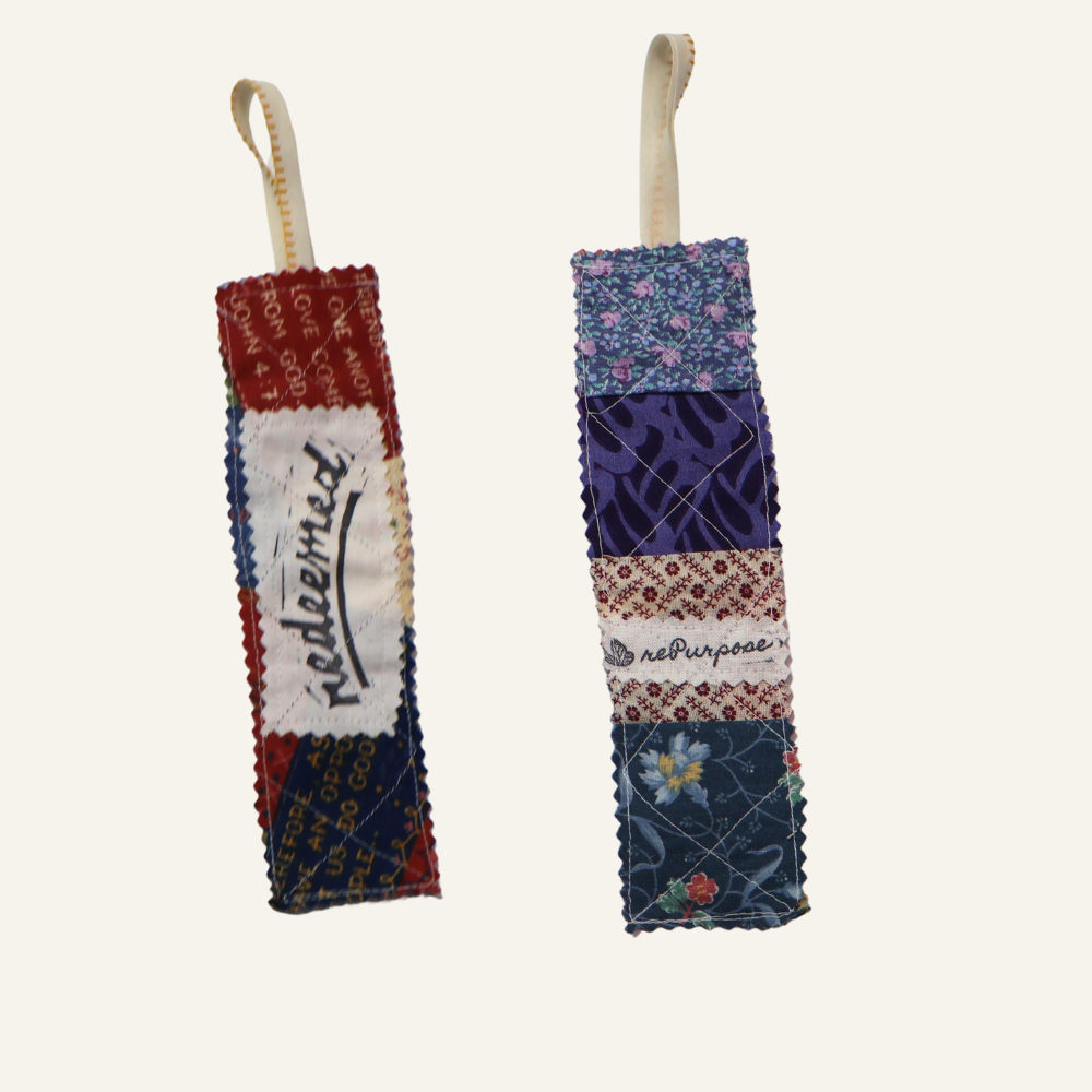 Handmade Repurposed Fabric Bookmark