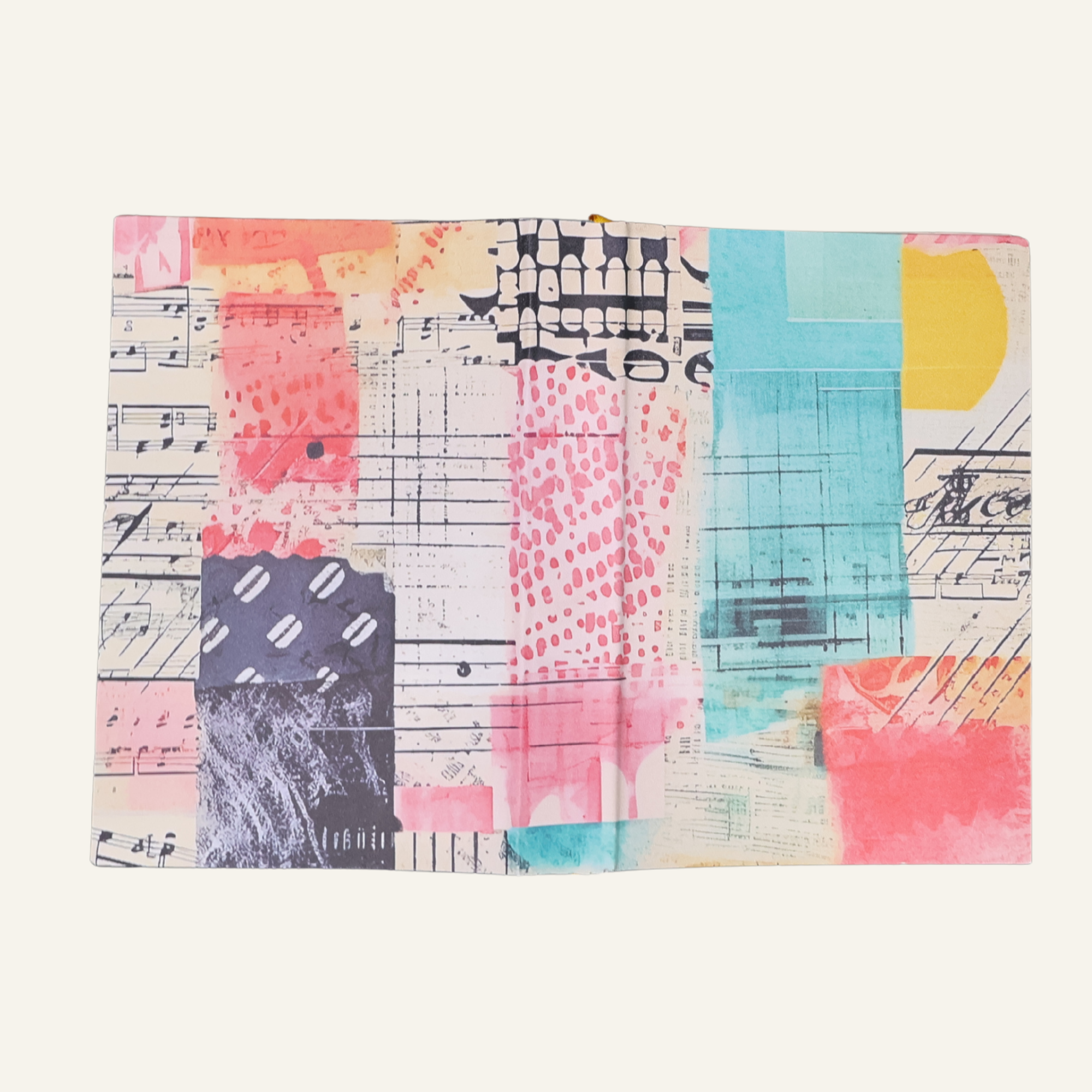 Colorful Mixed Media Covered Bible