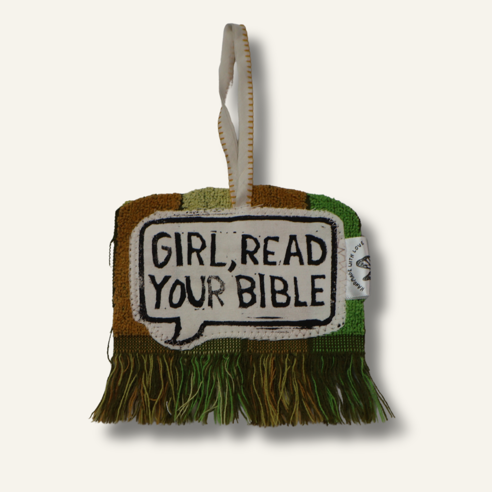 "Girl Read Your Bible" Ornament
