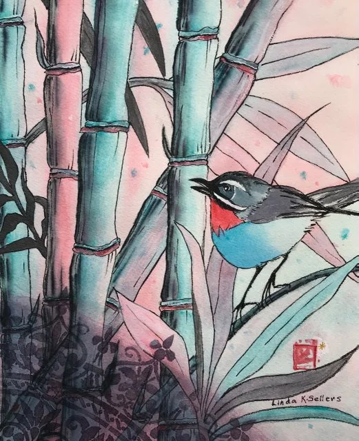 Bamboo Bird Mandala